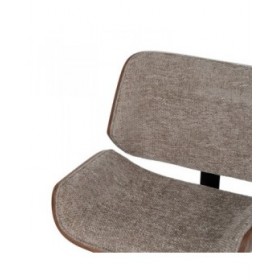 Sedia da Ufficio Marrone Nero Beige 54 x 61 x 88 cm