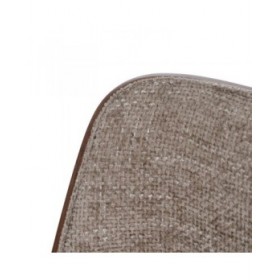 Sedia da Ufficio Marrone Nero Beige 54 x 61 x 88 cm