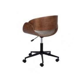 Sedia da Ufficio Marrone Nero Beige 59 x 64 x 88 cm