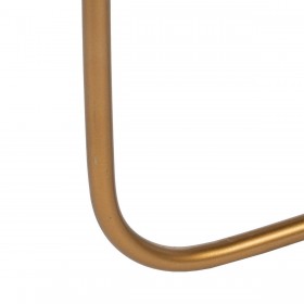 Tavolo aggiuntivo Dorato Legno Marrone Ferro 38 x 38 x 66 cm