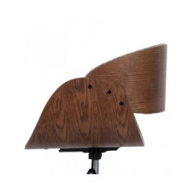 Sedia da Ufficio Marrone Nero Beige 59 x 64 x 88 cm