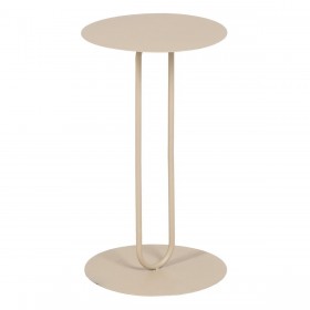 Tavolo aggiuntivo 30,5 x 30,5 x 53 cm Crema Ferro