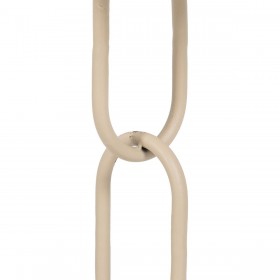 Tavolo aggiuntivo 30,5 x 30,5 x 50 cm Crema Ferro