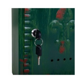 Cassetta della posta Alexandra House Living Verde Ferro 11 x 37 x 27 cm