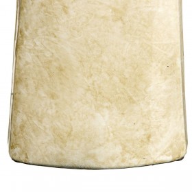 Vaso Cristallo Dorato Metallo Bianco 10 x 10 x 53 cm