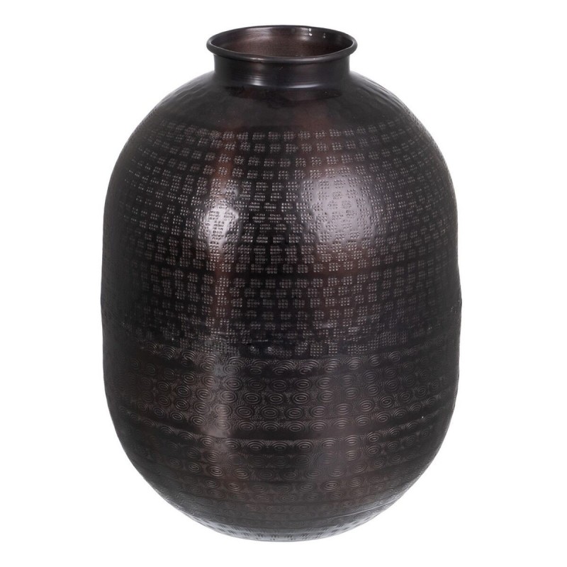Vaso 26,5 x 26,5 x 36 cm Nero Alluminio