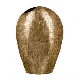 Vaso 34 x 14 x 48 cm Dorato Metallo