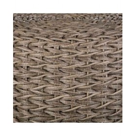Sgabello Alexandra House Living Grigio Legno rattan sintetico 40 x 48 x 40 cm