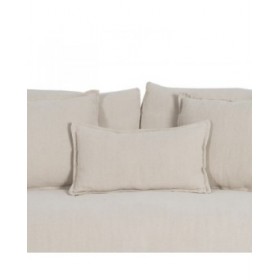 Divano Nero Crema 215 x 94 x 94 cm