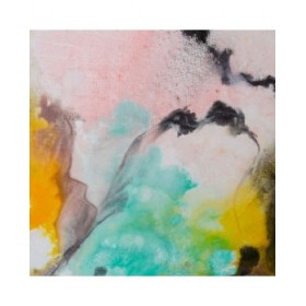 Quadro Bianco Multicolore Astratto 146 x 4 x 96 cm