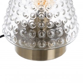 Lampada da tavolo Dorato Metallo Cristallo Ottone Ferro 40 W 220 V 240 V 220-240 V 18 x 18 x 23 cm