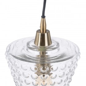 Lampadario Cristallo Metallo 20 x 20 x 27 cm
