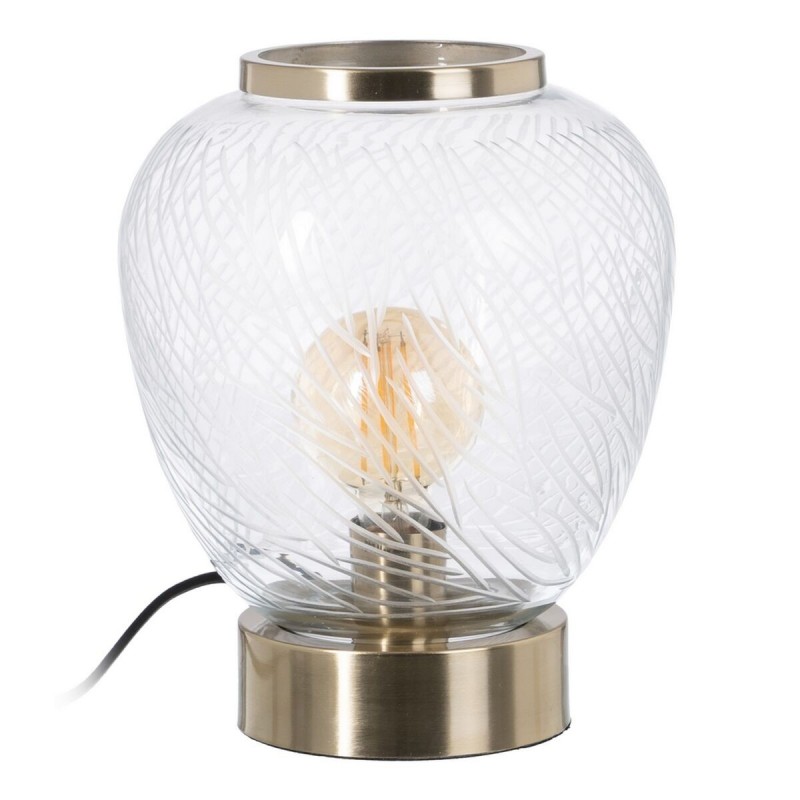 Lampada da tavolo Dorato Metallo Cristallo Ottone Ferro 40 W 220 V 240 V 220-240 V 22 x 22 x 31 cm