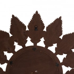 Specchio da parete 90 x 1,75 x 90 cm Dorato DMF