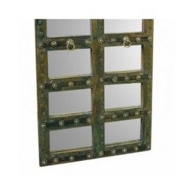 Specchio Alexandra House Living Verde Legno Riciclato Finitura invecchiata 4 x 179 x 87 cm