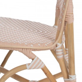 Sedia da Sala da Pranzo 47 x 54 x 93 cm Naturale Beige Rattan