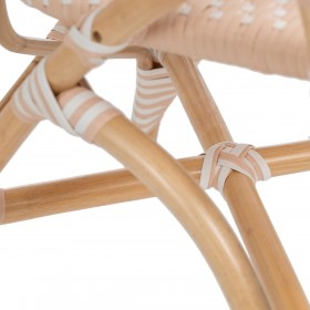 Sedia da Sala da Pranzo 57 x 62 x 90 cm Naturale Beige Rattan