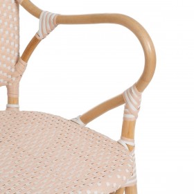 Sedia da Sala da Pranzo 57 x 62 x 90 cm Naturale Beige Rattan