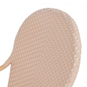 Sedia da Sala da Pranzo 57 x 62 x 90 cm Naturale Beige Rattan