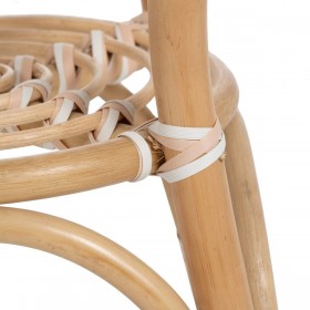 Tavolo aggiuntivo 50 x 50 x 67 cm Naturale Beige Rattan