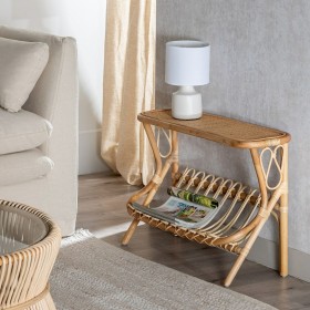 Tavolo aggiuntivo RATÁN 70 x 30 x 50 cm Naturale
