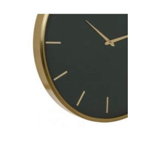 Orologio da Parete Azzurro Cristallo Acciaio 51 x 5 x 51 cm