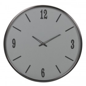 Orologio da Parete 51 x 5 x 51 cm Cristallo Azzurro Acciaio