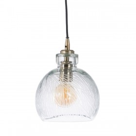 Lampadario Cristallo Metallo 20 x 20 x 27 cm