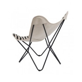 Poltrona Bianco Nero 75 x 75 x 95 cm