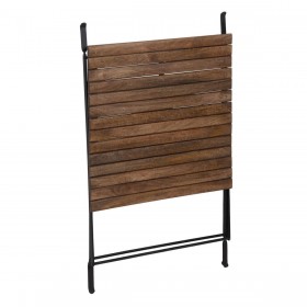 Tavolo aggiuntivo 70 x 70 x 76 cm Naturale Nero Legno Ferro