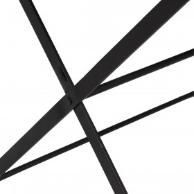 Tavolo aggiuntivo 70 x 70 x 76 cm Naturale Nero Legno Ferro