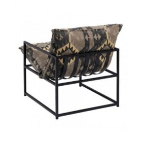 Poltrona Nero Taupé 70 x 84 x 86 cm