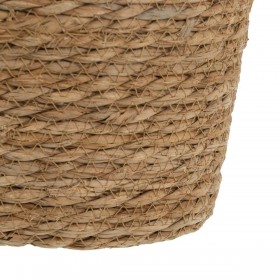 Set di Cesti Naturale 17 x 17 x 20 cm Fibra naturale (3 Pezzi)