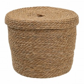 Cestino Multiuso 3 Pezzi 28 x 28 x 36 cm Naturale Fibra naturale