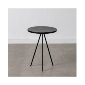 Tavolo aggiuntivo Nero Dorato 38 x 38 x 43 cm