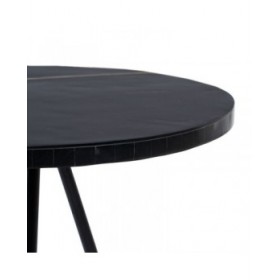 Tavolo aggiuntivo Nero Dorato 38 x 38 x 43 cm