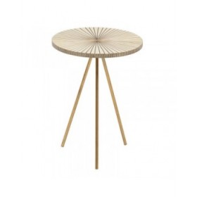 Tavolo aggiuntivo Beige Dorato 38 x 38 x 50 cm