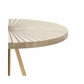 Tavolo aggiuntivo Beige Dorato 38 x 38 x 50 cm