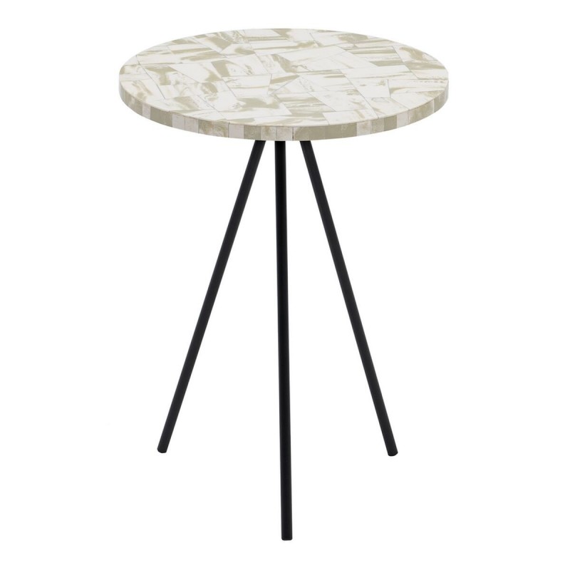 Tavolo aggiuntivo Nero Beige 38 x 38 x 50 cm
