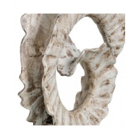 Statua Decorativa Bianco Nero Alluminio 33 x 11 x 51,5 cm
