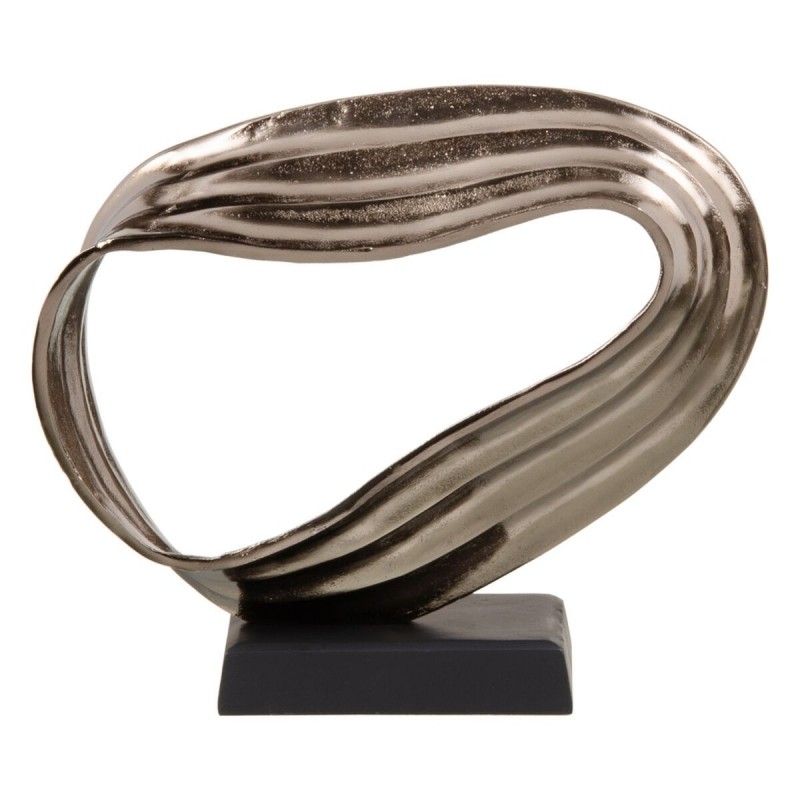 Statua Decorativa Nero Argentato Alluminio 36,8 x 15 x 32 cm