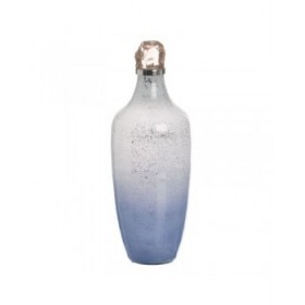Borraccia Azzurro Argentato 16 x 16 x 44 cm Decorativa