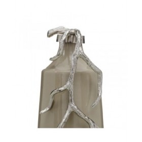 Borraccia Beige Argentato 17 x 16 x 44 cm Decorativa