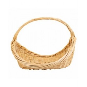 Cestino per legna Alexandra House Living vimini Legno di salice 46 x 42 x 65 cm