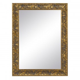 Specchio da parete 64 x 3 x 84 cm Dorato DMF