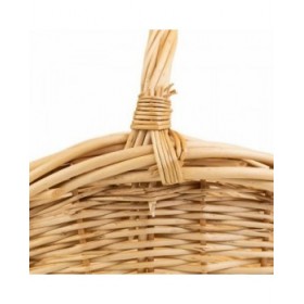 Cestino per legna Alexandra House Living vimini Legno di salice 46 x 42 x 65 cm