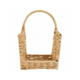 Cestino per legna Alexandra House Living vimini Legno di salice 36 x 52 x 49 cm