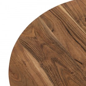 Set di 3 tavoli Legno Metallo Ferro Legno di acacia 50 x 50 x 45 cm