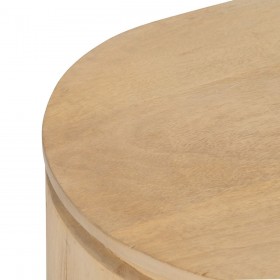 Credenza MONTMARTRE Nero Naturale Legno Ferro legno e metallo Legno di mango 170 x 40 x 75 cm