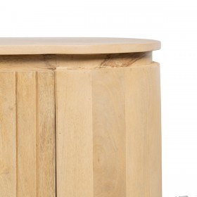 Credenza MONTMARTRE Nero Naturale Legno Ferro legno e metallo Legno di mango 170 x 40 x 75 cm